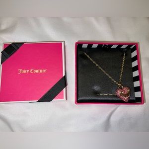 Juicy couture heart pendant